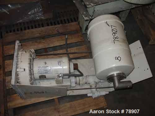 Used- E.G.& G. Rotron Regenerative Blower Package Consisting Of: (1) Ametek blower, model DR707D89MX, cast aluminum, vertica...