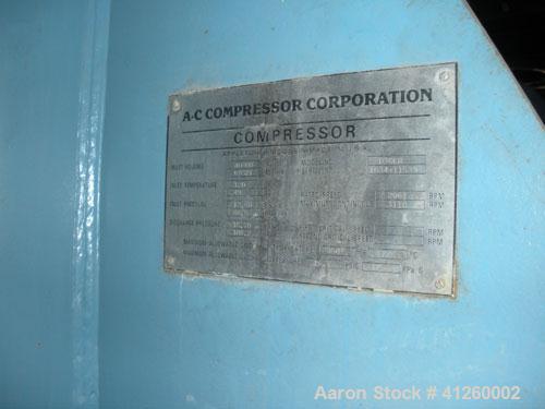 Used Elliott Blower / Compressor. Inlet volume 40,800 ACFM, inlet temperature 120 deg F, inlet pressure 12.88 psi, discharge pressure 15.70 psi, max discharge temp 350 deg F, max discharge pressure 1...