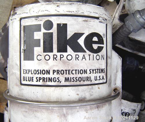 Used-Fike Explosion Protection Unit, assortment of three assembly sizes. Number One assembly is size E70-035-6, gross weight...