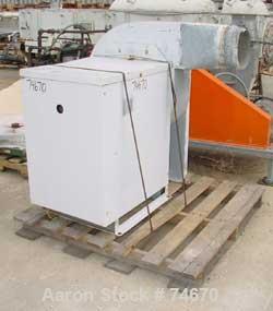 USED:  Aerovent Centrifugal Blower, Model 500-BW-MHB-1743-5, Type MHB, Carbon Steel.  Approximate 20" diameter fan.  Rated 3600 CFM.  Clockwise rotation, 11" inlet, 9 1/2" x 10 1/2" outlet. Driven by...
