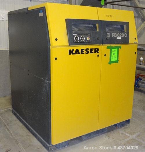 Used Kaeser Omega Plus Rotary Blower, Model FB 620C. Rated 1846 scfm. Approximate 150hp, 575 volt motor. Serial# 1208, built 2009.