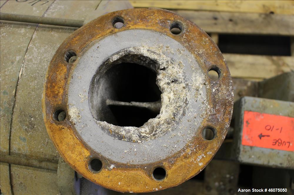 Used Lamson Multistage Centrifugal Blower, Model 407-0-7-AD, Carbon Steel. Approximately 210 cfm. 5" Inlet, 4-1/2" outlet. Driven by a 7.5hp, 3/60/230/460 volt, 3520 rpm motor. Mounted on a carbon st...