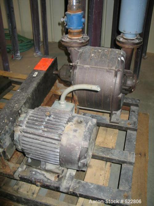 USED: 10 hp Lamson vacuum system consisting of: bag separator, model30X96SEC; cyclone, model 30X72PRI; blower, model 3105-4-...