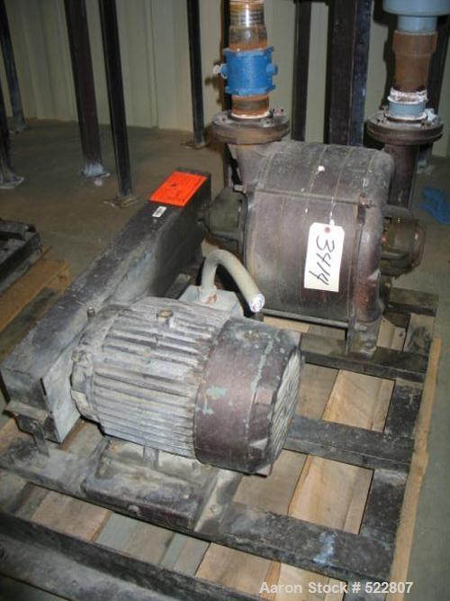 USED: 10 hp Lamson vacuum system consisting of: bag separator, model30X96SEC; cyclone, model 30X72PRI; blower, model 3105-4-1-5075-AB,230/460 volt, 3400 rpm.