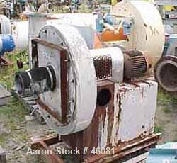 Used- Luwa Centrifugal High Pressure Blower, Model W-8751-100, 316 Stainless Steel. Approximately 1000 cfm at 20" H2O. 24" d...