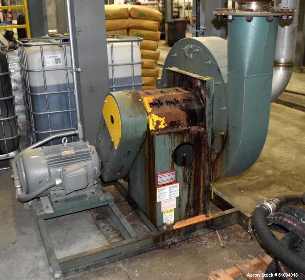 Used- New York Blower Pressure Blower, Carbon Steel