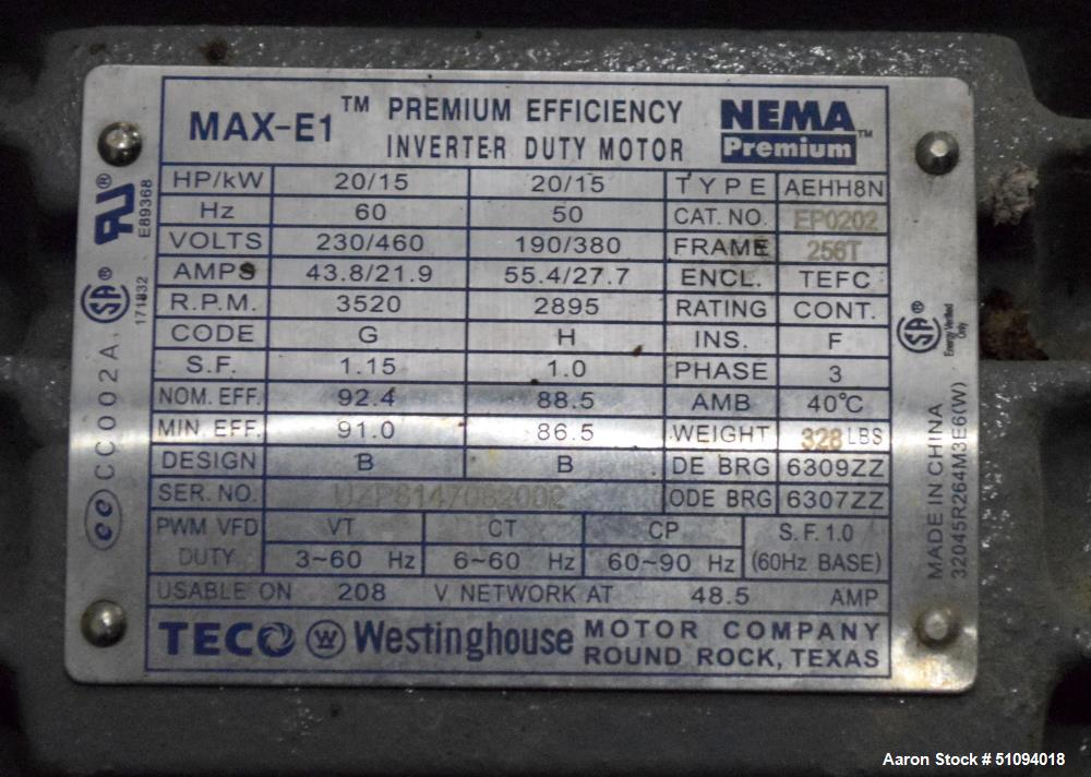 Used New York Blower Pressure Blower, Carbon Steel