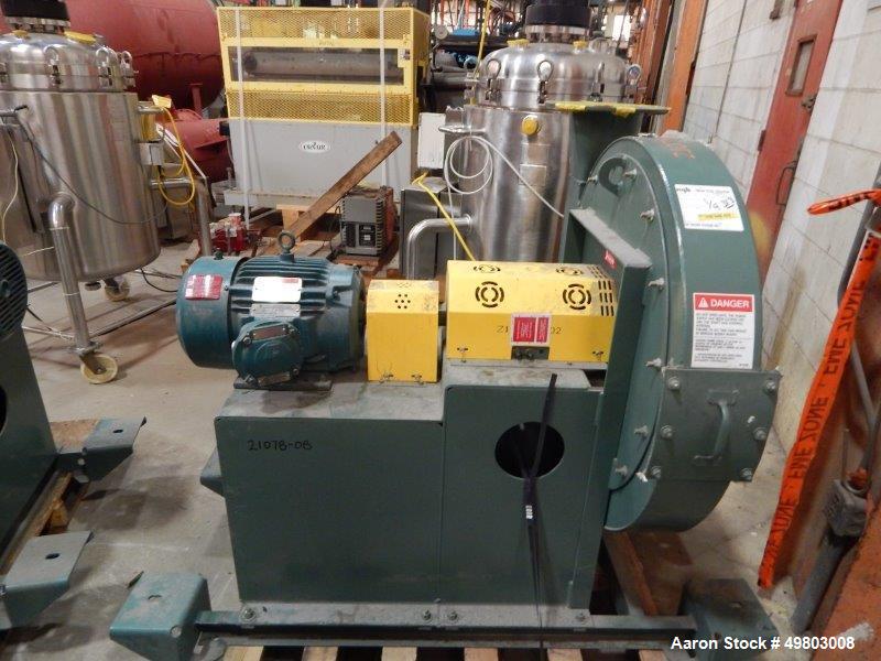 Used- New York Blower Pressure Blower, Carbon Steel