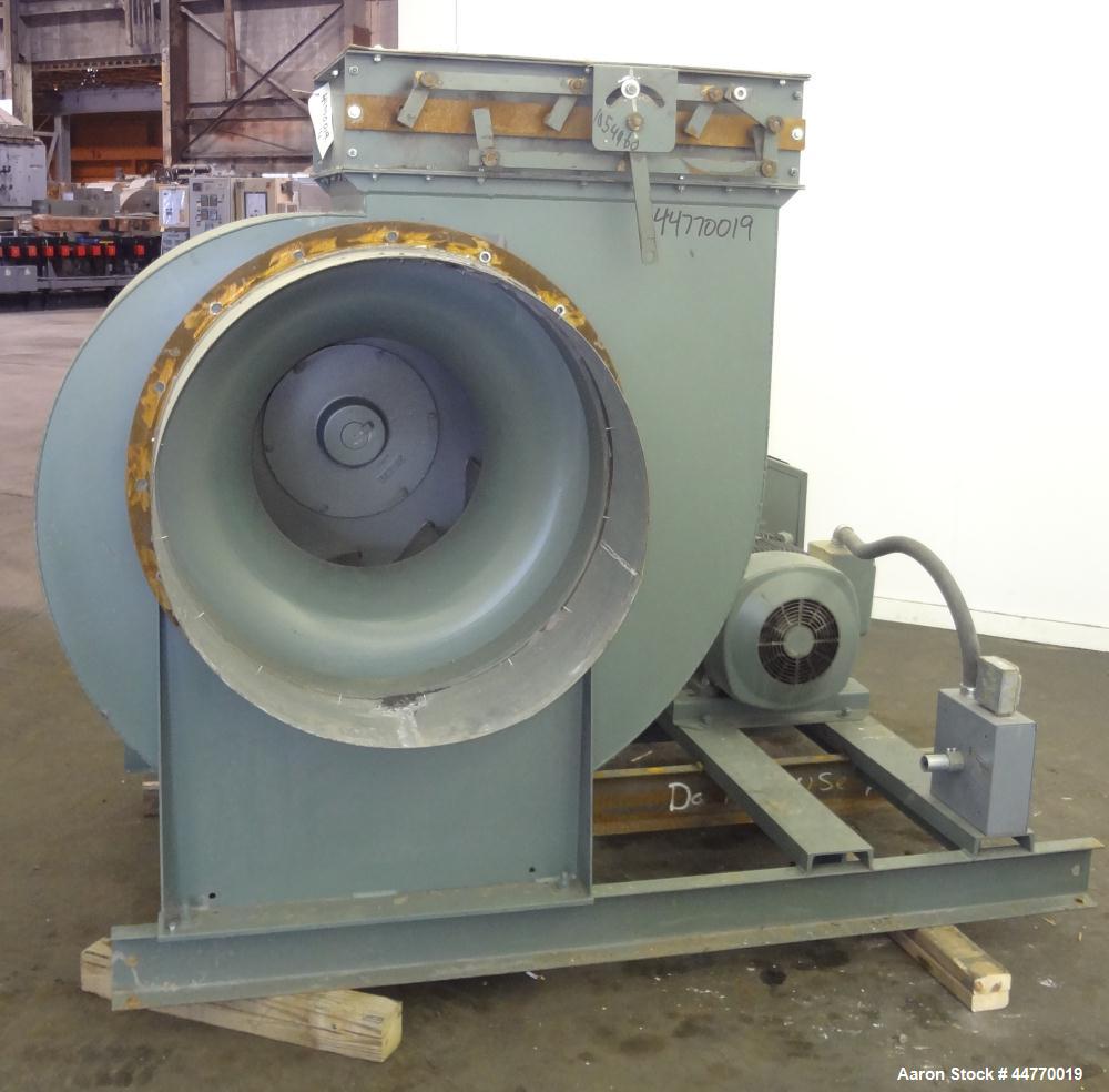 Used New York Blower General Purpose AcoustaFoil Fan, Size 30 ACF, Description ACF/PLR Fan Class I-III, Carbon Steel. Approximate 16,300 cfm at 8" S.P. at 1748 rpm. Approximate 33" diameter side inle...