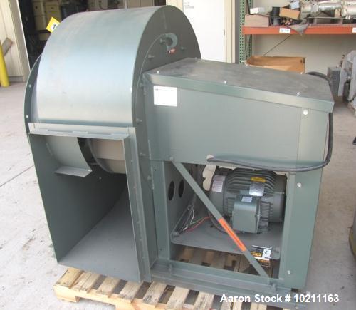 Unused-New York Blower rated 10,000 cfm.  Includes a quick opening style cleanout door.  Driven by a 10 hp, 3/60/230/460 vol...