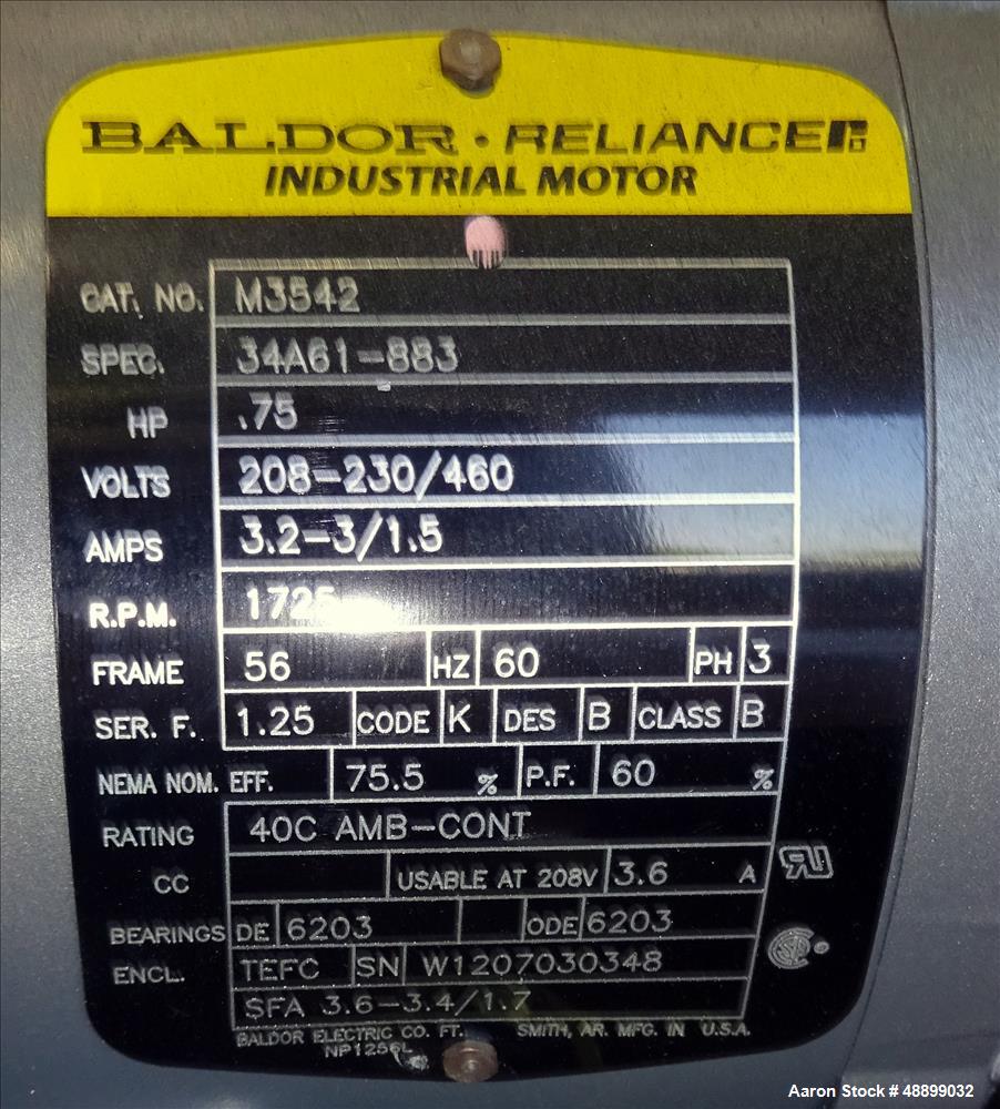 Used New York Blower, Junior Fan, Type 78FC, rated 600 CFM