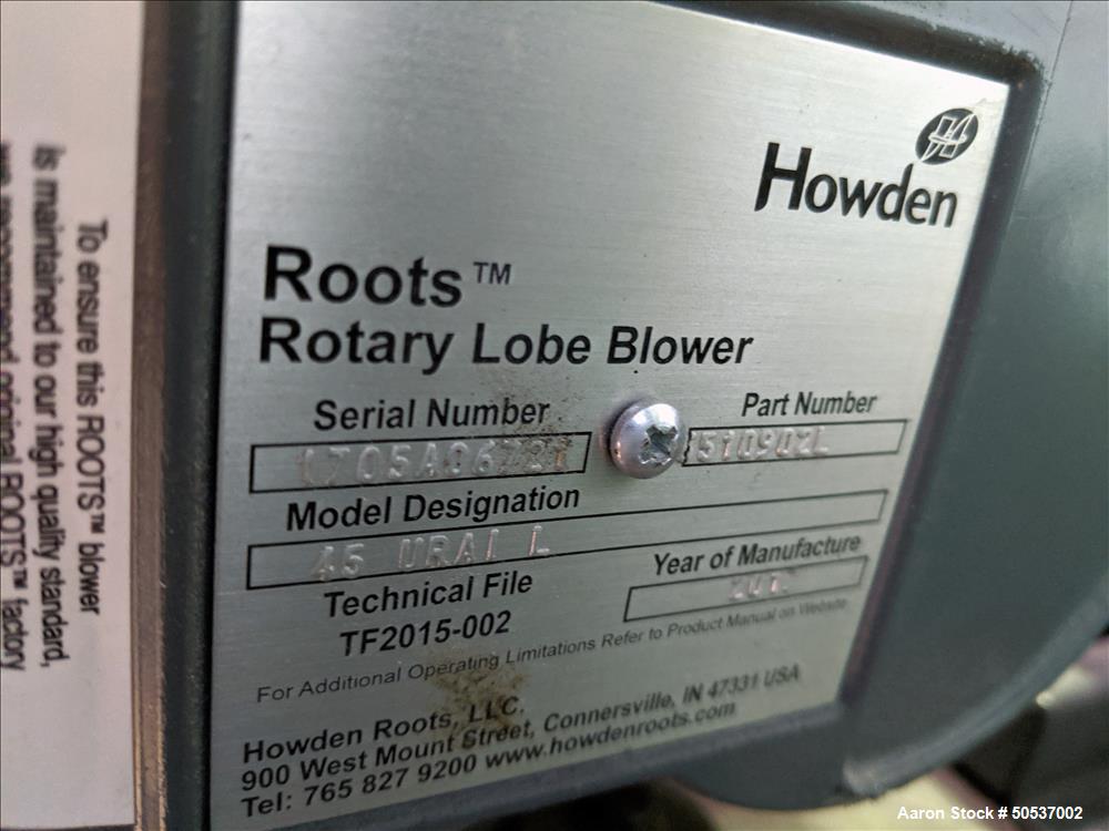 Used Roots Universal RAI Rotary Positive Displacement Blower