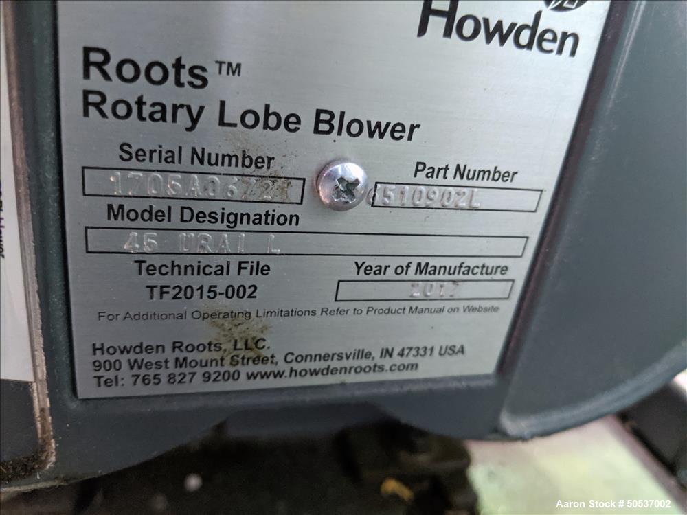 Used Roots Universal RAI Rotary Positive Displacement Blower