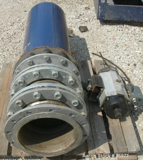 USED: Spencer Power Mizer high efficiency multi-stage centrifugal blower, model C43R26T11A1, carbon steel. Approx 2,500 cfm at 15 psi. 10" inlet, 12" outlet. Driven by a 125 hp, 3/60/460 volt, 3570 r...