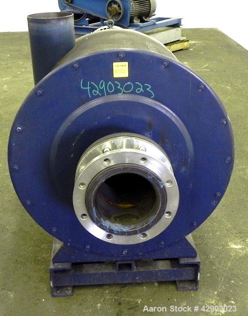 Used Spencer Turbine Blower, Model S30206C, Carbon Steel. Approximate 705 SCFM. Driven by a 50 hp, 3/60/230/460 volt, 3545 rpm XP motor.