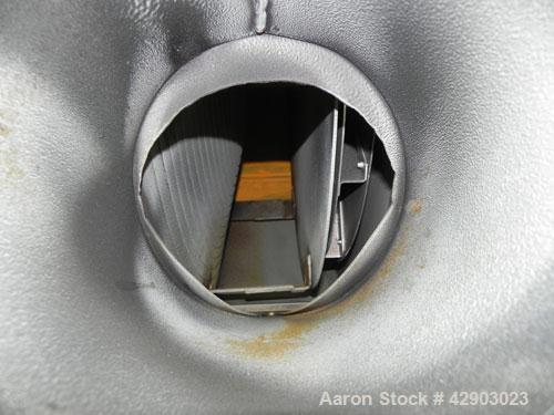Used Spencer Turbine Blower, Model S30206C, Carbon Steel. Approximate 705 SCFM. Driven by a 50 hp, 3/60/230/460 volt, 3545 rpm XP motor.