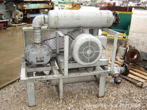 Used-40 HP Sutorbilt Blower Package, Model GAEMDPA, Size 5MP. Maximum rpm 2850. Motor is 40 hp, 1.15 S.F., 1775 rpm, 230/460...