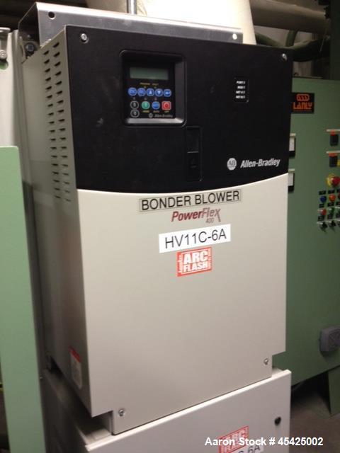 Used Twin City Fan / Blower System, Model RBA, Size 915. 50 hp AC var