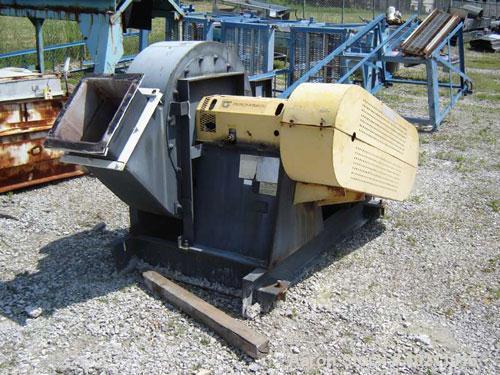 Used 4500 SCFM at 40" S.P. 50 HP Twin City Fan. Size 915, type RBO-SW, arrangement 1, class 45, CWBAU rotation. Serial #98-130089-1-1, project #61G24, purchase order #213-000, PO date 11/04/97. Capac...