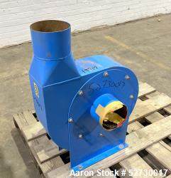Used- Sterling Direct Drive Blower, Model 6005FD. Aluminum impeller. Driven by 5hp, 3/60/230/460 volt, 3450 rpm. 6" Inlet / ...