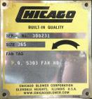 Used Chicago Blower Size 365 Centrifugal Fan Blower | 125 HP Industrial Air Handling System