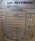 Used E.G.& G. Rotron Regenerative Blower Package Consisting Of: (1) Ametek blower, model DR707D89MX, cast aluminum, vertical, 3
