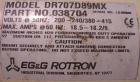 Used- E.G.& G. Rotron Regenerative Blower Package Consisting Of: (1) Ametek blower, model DR707D89MX, cast aluminum, vertica...