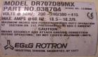 Used E.G.& G. Rotron Regenerative Blower Package Consisting Of: (1) Ametek blower, model DR707D89MX, cast aluminum, vertical, 3
