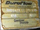 USED: Gardner Denver Duroflow rotary positive displacement blower,model 4512, horizontal. 6