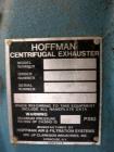 Used- Carbon Steel Hoffman Centrifugal Exhauster, Model 4206A
