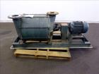 Used Lamson Multistage Centrifugal Blower, Model 407-0-7-AD, Carbon Steel. Approximately 210 cfm. Driven by a 7.5hp, 3/60/230/460 volt, 3505 rpm motor. Mounted on a frame. Serial# 910510.