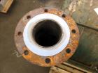 Used Lamson Multistage Centrifugal Blower, Model 407-0-7-AD, Carbon Steel. Approximately 210 cfm. Driven by a 7.5hp, 3/60/230/460 volt, 3520 rpm motor. Mounted on a frame. Serial# 890092.