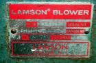 Used Lamson Multistage Centrifugal Blower, Model 407-0-7-AD, Carbon Steel. Approximately 210 cfm. 5