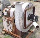 Used- Luwa Centrifugal High Pressure Blower, Model W-8751-100, 316 Stainless Steel. Approximately 1000 cfm at 20