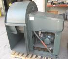 Unused-New York Blower rated 10,000 cfm.  Includes a quick opening style cleanout door.  Driven by a 10 hp, 3/60/230/460 volt, 1760 rpm motor.  Built 2002.