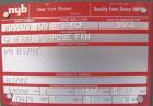 Unused-New York Blower rated 10,000 cfm.  Includes a quick opening style cleanout door.  Driven by a 10 hp, 3/60/230/460 volt, 1760 rpm motor.  Built 2002.