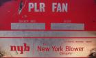 Used New York Blower Fan, Type PLR, Size 36 IV, Carbon Steel. Approximately 40