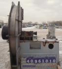 Used Robinson Industries Radial Blade Blower, Type RB1610-6, Size 49, 304 stainless steel. Designed at 5100 cfm. Approximately 60