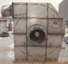 Used Robinson Industries Radial Blade Blower, Type RB1610-6, Size 49, 304 stainless steel. Designed at 5100 cfm. Approximately 60