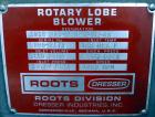 Used- Carbon Steel Roots Whispair Horizontal Rotary Lobe Blower, Model 1216 RAS-J-H-N-PL-68