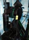 Used-BLUE ROOM, ROOTS TYPE DUST PUMP W/ MOTOR, FILTER AND ACCUMULATOR, (NO I.D. VISIBLE)