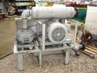 Used-40 HP Sutorbilt Blower Package, Model GAEMDPA, Size 5MP. Maximum rpm 2850. Motor is 40 hp, 1.15 S.F., 1775 rpm, 230/460...