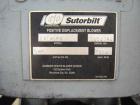 Used-40 HP Sutorbilt Blower Package, Model GAEMDPA, Size 5MP. Maximum rpm 2850. Motor is 40 hp, 1.15 S.F., 1775 rpm, 230/460...