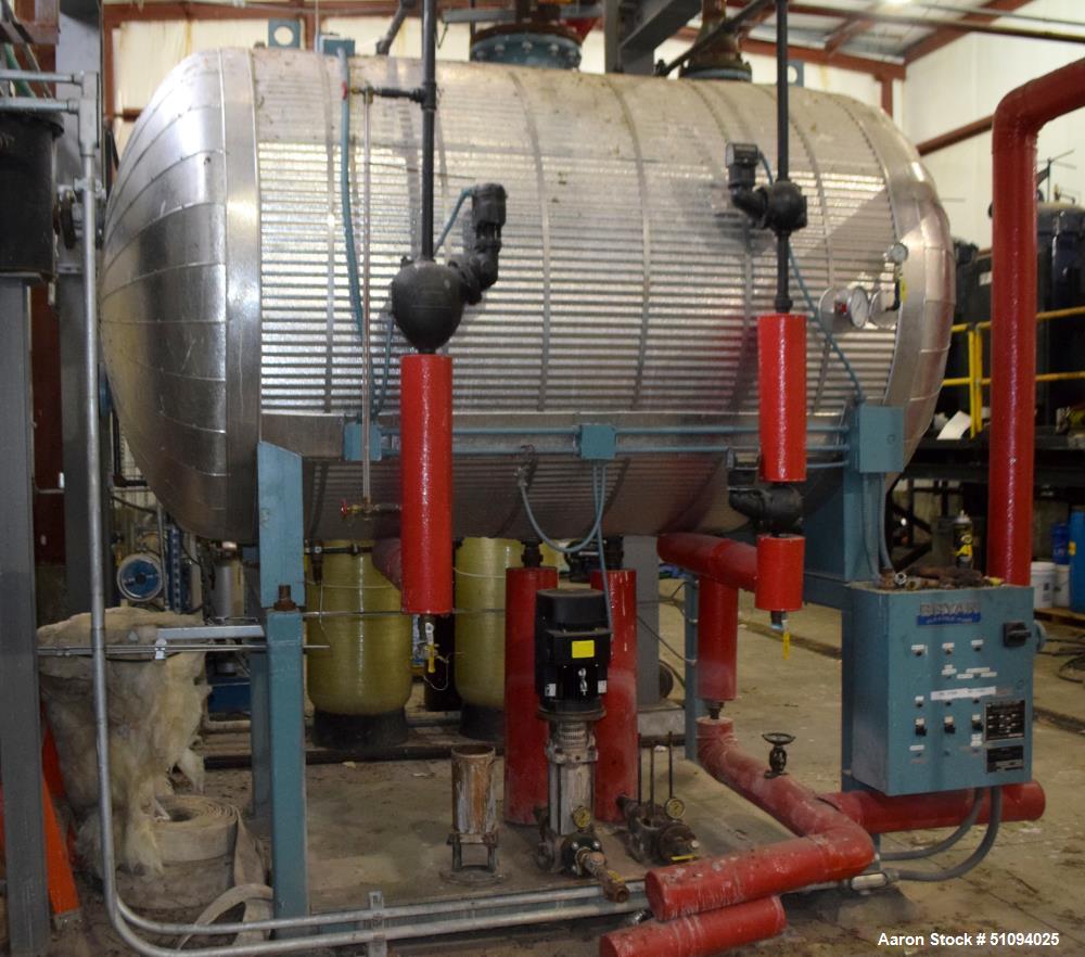 Used Bryan Steam DSH Spray Type Boiler Feed-Water De-Aerator,