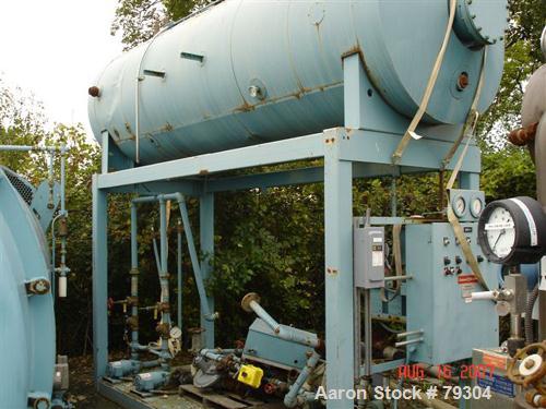 Used Cleaver Brooks Spraymaster Deaerator Model SDP30-600-5D. Rated for 30,000 LBS/HR. Unit includes (5) 1 1/2 HP, 3/60/208-230/460 Volt pumps and misc valves, piping and panels. 1200 gallon capacity...