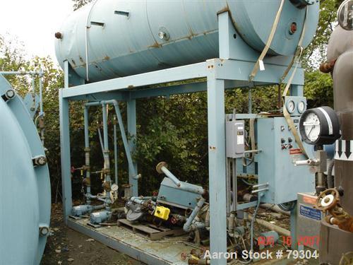 Used Cleaver Brooks Spraymaster Deaerator Model SDP30-600-5D. Rated for 30,000 LBS/HR. Unit includes (5) 1 1/2 HP, 3/60/208-230/460 Volt pumps and misc valves, piping and panels. 1200 gallon capacity...