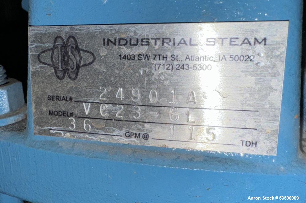 Used Industrial Steam Jet Spray Deaerator, Model 3JS5 – Efficient Boiler Feedwater Treatment