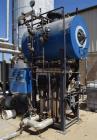 Used Hurst Deaerator System. Consisting of: (1) tank rated 50 psi at -20 to 300 degrees F., serial# 1150182DA, National Board# 17204, built 2011, (2) centrifugal pumps, and a control panel with Allen...