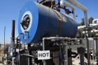 Used Hurst Deaerator System. Consisting of: (1) tank rated 50 psi at -20 to 300 degrees F., serial# 1150182DA, National Board# 17204, built 2011, (2) centrifugal pumps, and a control panel with Allen...