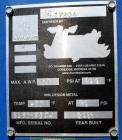 Used Hurst Deaerator System. Consisting of: (1) tank rated 50 psi at -20 to 300 degrees F., serial# 1150182DA, National Board# 17204, built 2011, (2) centrifugal pumps, and a control panel with Allen...
